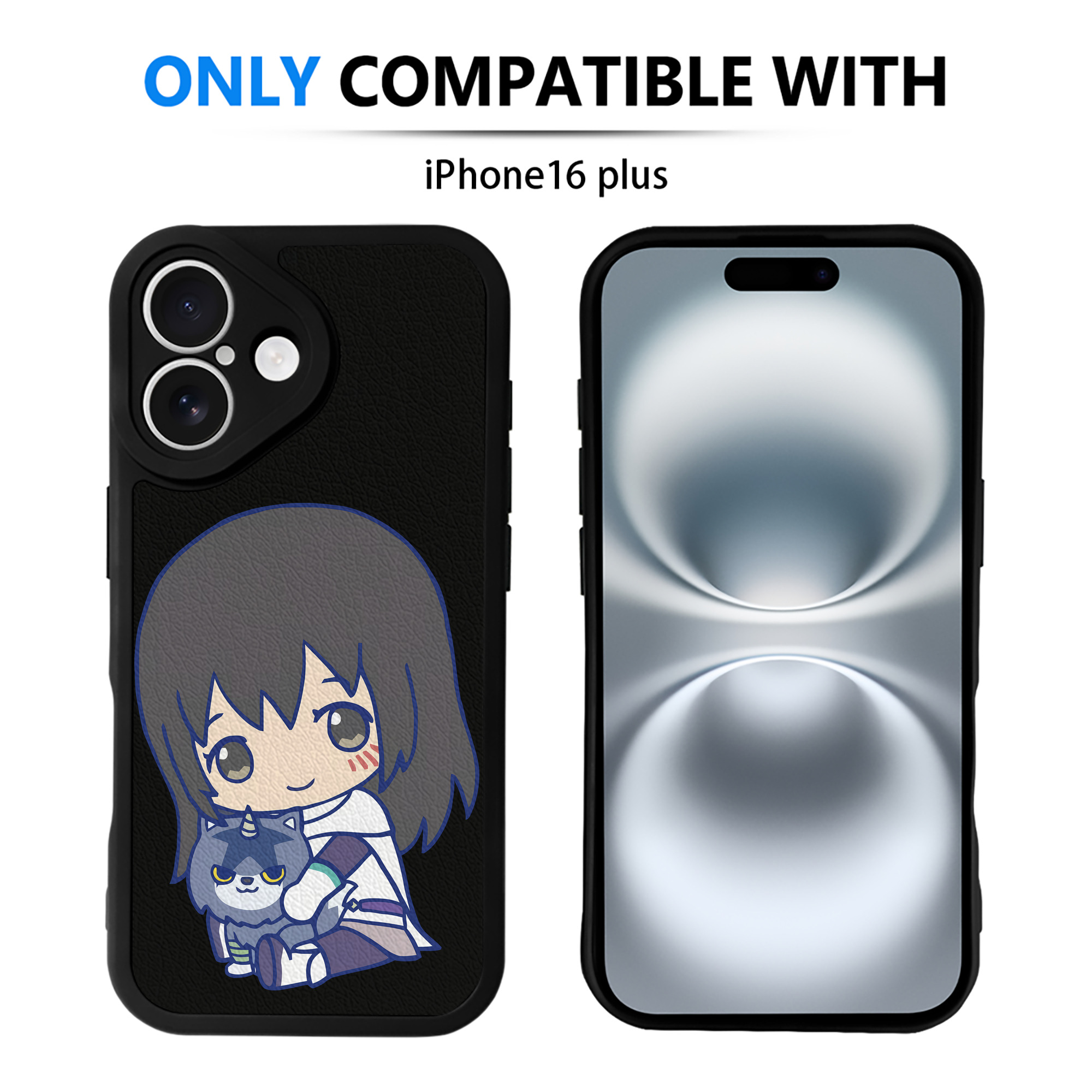 （画像用） 転スラ Regarding Reincarnated to Slime 【iPhone 16シリーズ対応】シリコンスマホケース（レザー調） 材質：シリコン